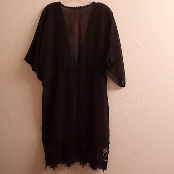 NEW CHOA  Boho Party Goth One Size Floral Black Color A13 - Picture 2 of 13